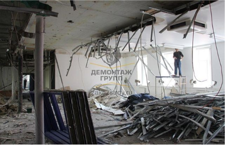 демонтаж кондиционеров и проводки
