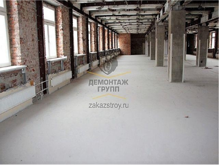 демонтаж помещений после работ демонтаж помещений после работ