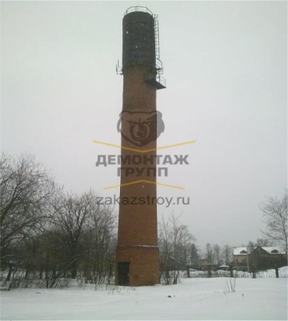 Подготовка к демонтажу водонапорной башни